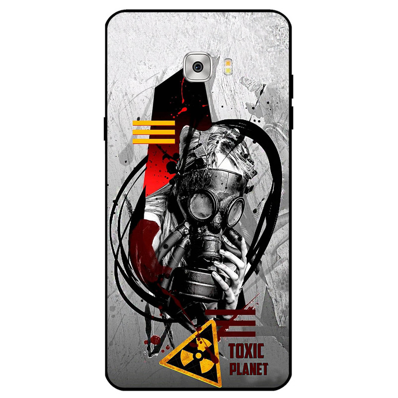 کاور مگافون طرح سمی مدل 2821 مناسب برای گوشی موبایل سامسونگ Galaxy C5          