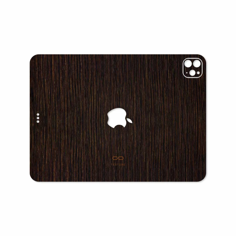 برچسب پوششی ماهوت مدل Dark-Gold-Stripes-Wood مناسب برای تبلت اپل iPad Pro 11 (GEN 2) 2020 A2230