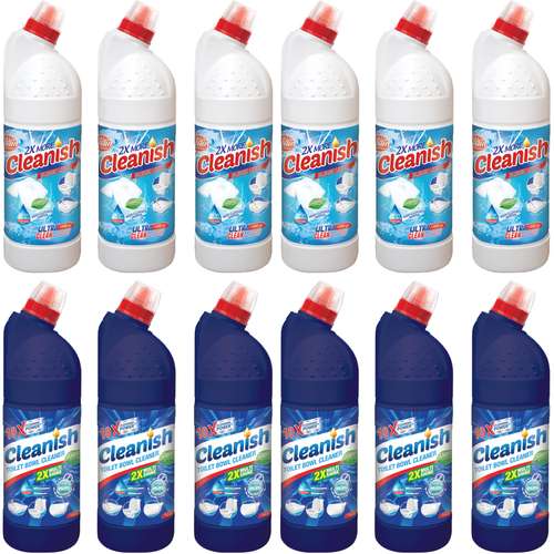 مایع جرمگیر سطوح بهداشتی و سفید کننده کلینیش مدل Regular حجم 1000میلی لیتر بسته 12 عددی