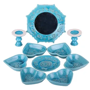 مجموعه ظروف هفت سین 10 پارچه کد 02