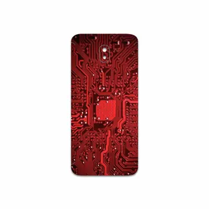 MAHOOT Red Printed Circuit Board Cover Sticker for Samsung Galaxy J7 Pro