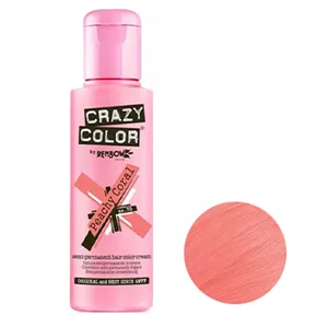 شامپو رنگ مو کریزی کالر مدل 70 رنگ نارنجی هلویی حجم 100 میلی لیتر