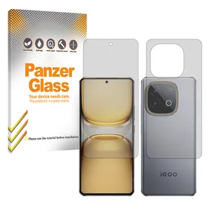 Panzer Glass Hydrogel model Transparent Screen Protector for Vivo IQOO Z10 Turbo Plus mobile phone along with the back protector