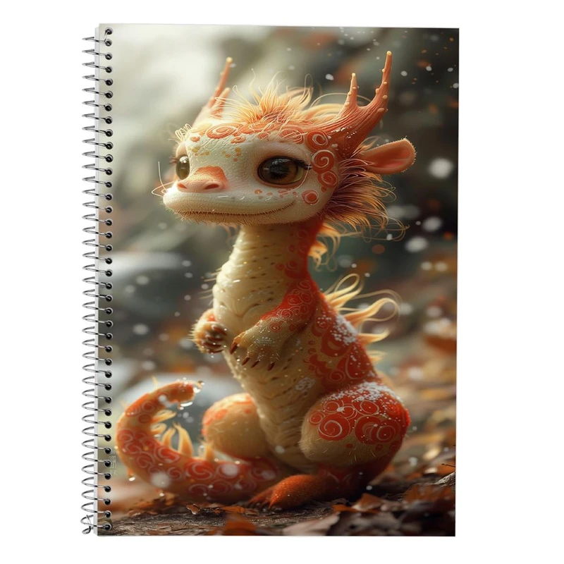 دفتر لغت 50 برگ مدوپد طرح اژدها کد DF16780