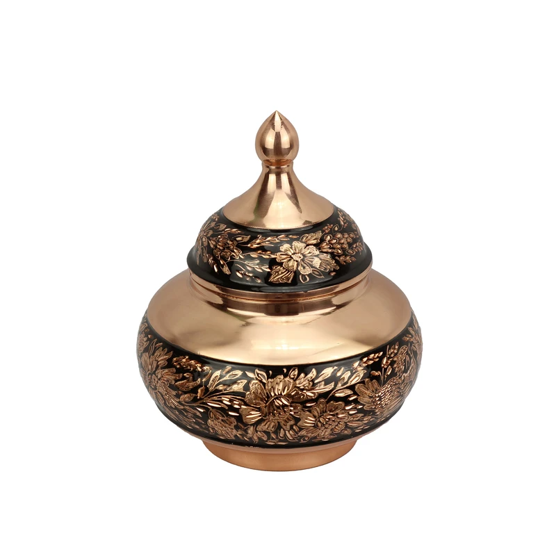  قندان مسی مدل الماس تراش کد bb1101