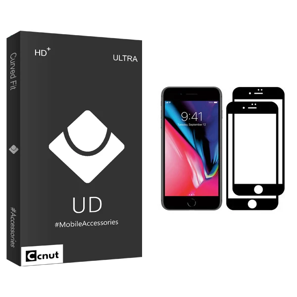 محافظ صفحه نمایش کوکونات مدل UD مناسب برای گوشی موبایل اپل iPhone 7 Plus بسته دو عددی