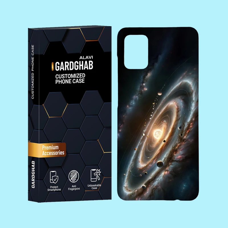 کاور گارد قاب علوی مدل کهکشان مناسب برای گوشی موبایل سامسونگ Galaxy A51 4G