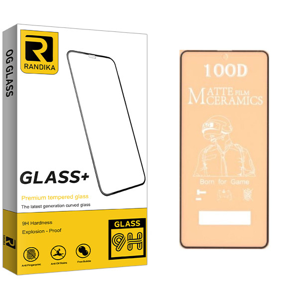 محافظ صفحه نمایش مات راندیکا مدل GLD مناسب برای گوشی موبایل اپل IPHONE XR