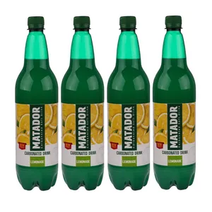 نوشابه لیموناد گازدار ماتادور - 1 لیتر بسته 4 عددی