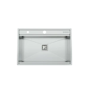 سینک ظرفشویی استیل توکار یک لگنه مکوان مدل ms74-basic