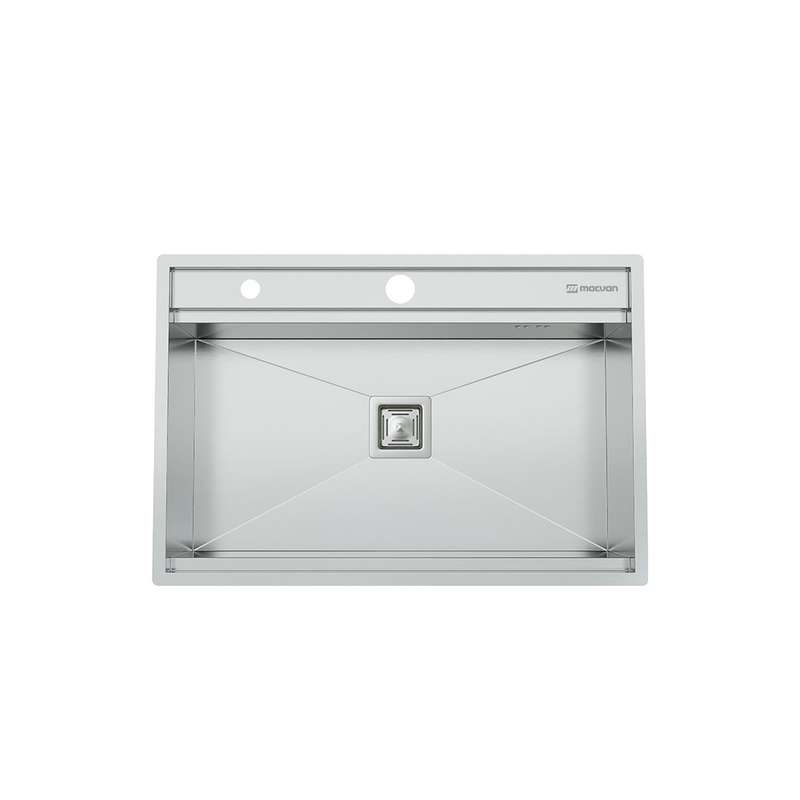 سینک ظرفشویی استیل توکار یک لگنه مکوان مدل MS74-Basic
