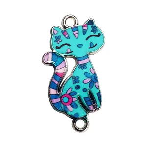 آویز دستبند طرح گربه کد AD 387