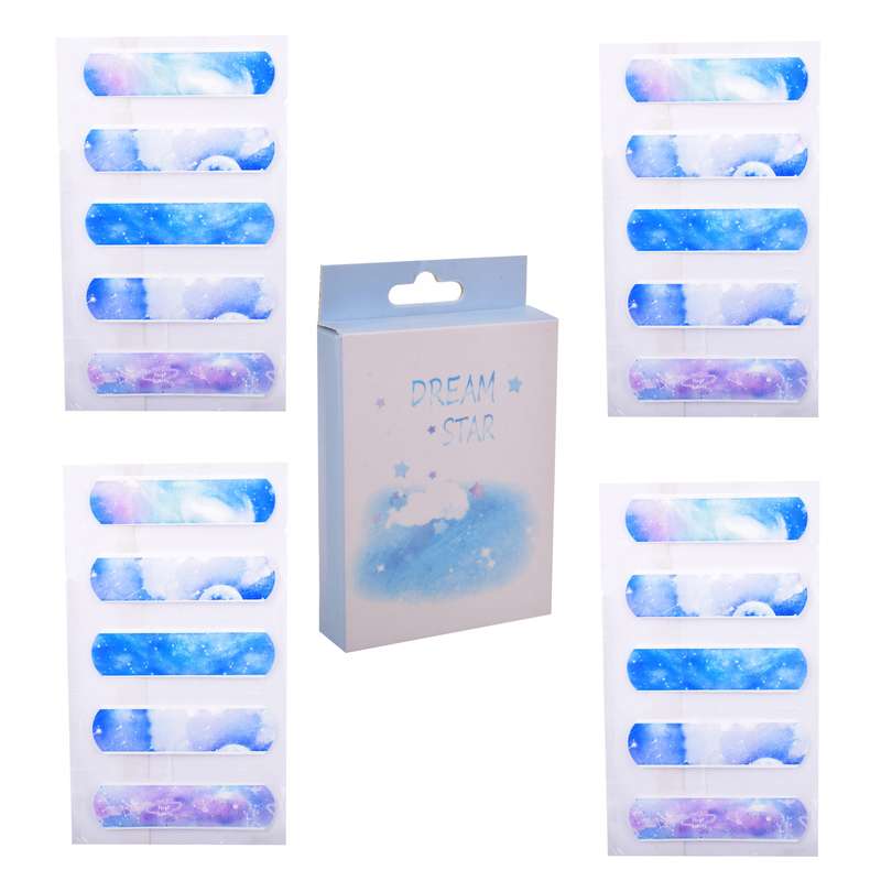 چسب زخم دریم استار مدل Galaxy-B مجموعه 20 عددی چسب زخم دریم استار مدل Galaxy-B مجموعه 20 عددی