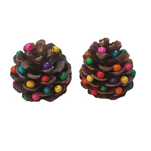 میوه تزئینی طرح درخت کاج مدل SMR-2 بسته 2 عددی