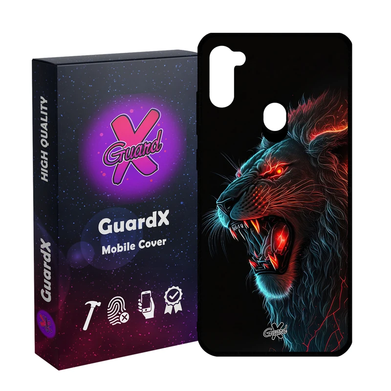 کاور گارد ایکس طرح شیر مدل Glass10619 مناسب برای گوشی موبایل سامسونگ Galaxy A11/M11