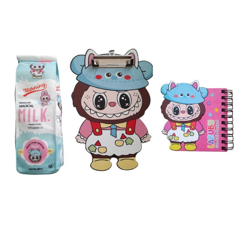 بسته لوازم تحریر مدل لبوبو کد mn124 بسته 3 عددی