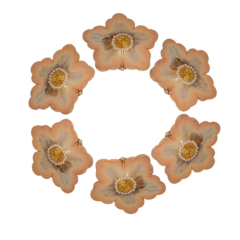 مجموعه ظروف هفت سین 6 پارچه مدل گل