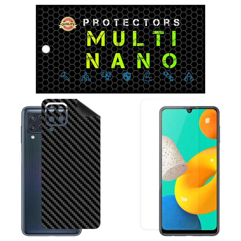 محافظ صفحه نمایش مولتی نانو مدل X-SFC مناسب برای گوشی موبایل سامسونگ Galaxy M32 به همراه برچسب پوششی