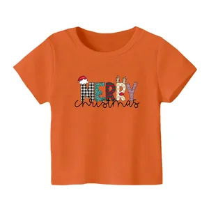 تی شرت آستین کوتاه بچگانه مدل نوشته کریسمس کد 27