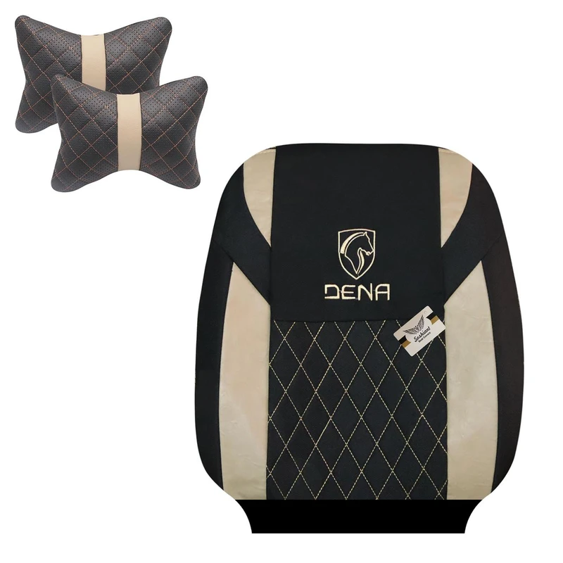 روکش صندلی خودرو سوشیانت مدل A-80 مناسب برای دنا به همراه پشت گردنی