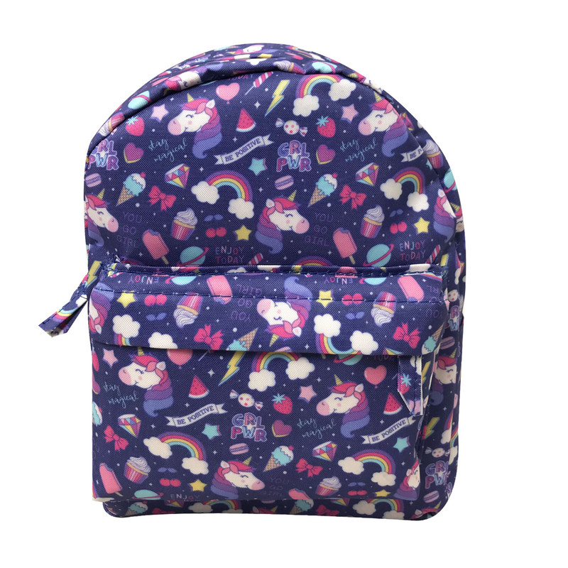 کوله پشتی دخترانه مدل یونیکورن کد 1378