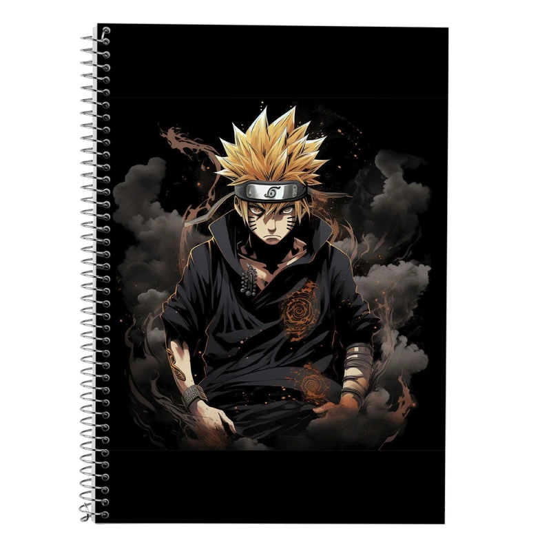 دفتر زبان 50 برگ مدوپد مدل دوخط طرح Naroto کد DF11186