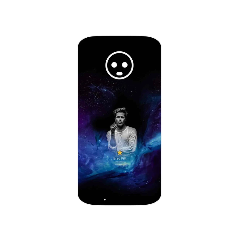 برچسب پوششی ماهوت مدل Brad Pitt مناسب برای گوشی موبایل موتورولا Moto G6