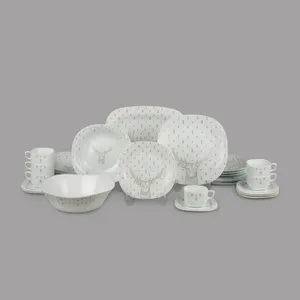 سرویس غذاخوری 32 پارچه 6 نفر دینوا ساینا مدل 25011