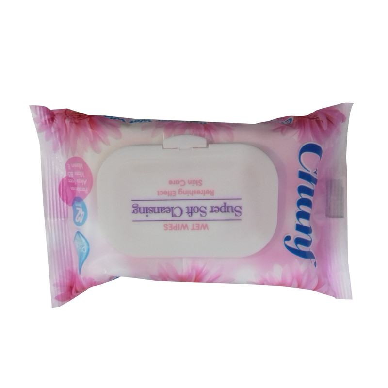 دستمال مرطوب چانف مدل SUPER SOFT-clensing بسته 48 عددی