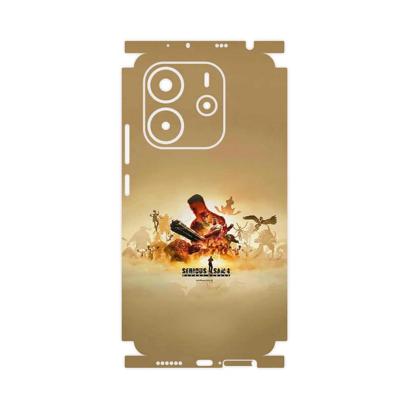 برچسب پوششی ماهوت مدل Serious Sam Game Series-FullSkin مناسب برای گوشی موبایل شیائومی Redmi Note 14 4G