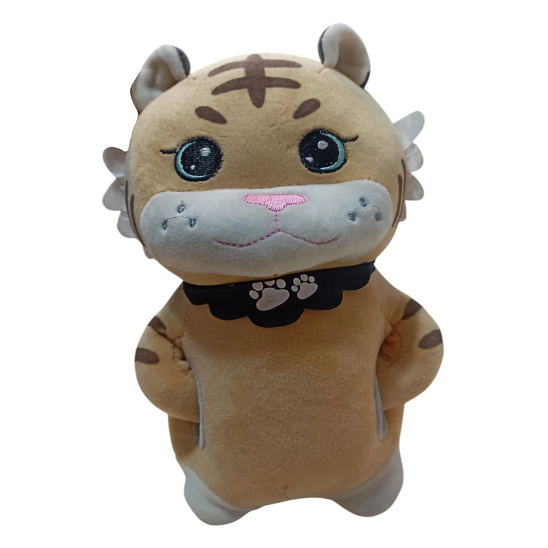 عروسک مدل ببر دست به جیب ارتفاع 30 سانتی متر 