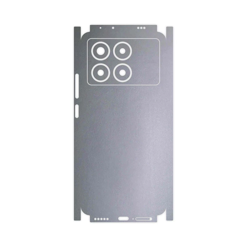 برچسب پوششی ماهوت مدل Matte-Silver-FullSkin مناسب برای گوشی موبایل شیائومی Poco X6 Pro