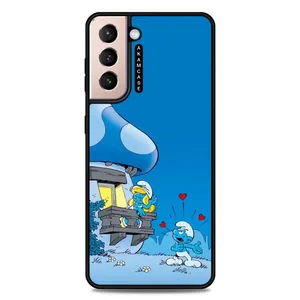 AKAM AMC-WSGS21P-SMURFS-4 Cover For Samsung Galaxy S21 Plus