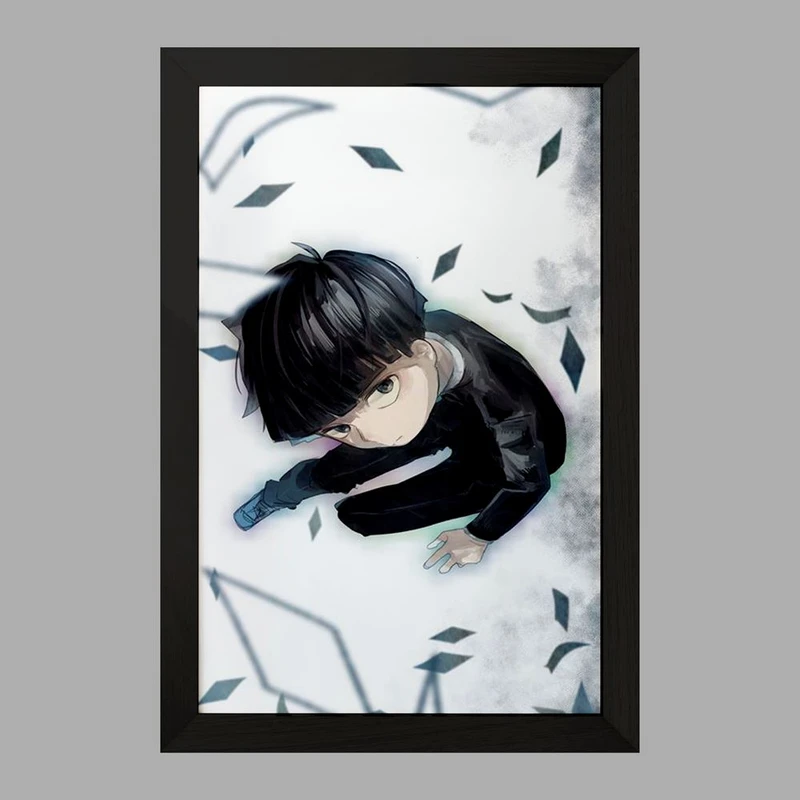 تابلو خندالو مدل شییکو انیمه موب سایکو Mob Psycho 100 کد 24508