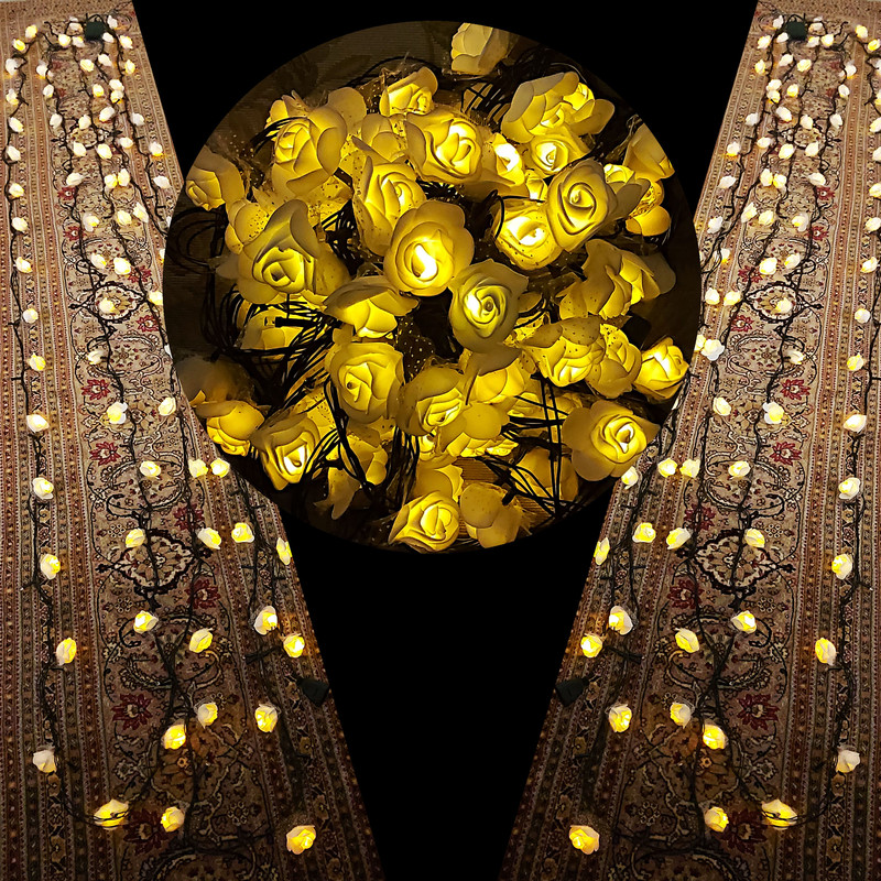 ریسه ال ای دی طرح گل کد 547 طول11 متر
