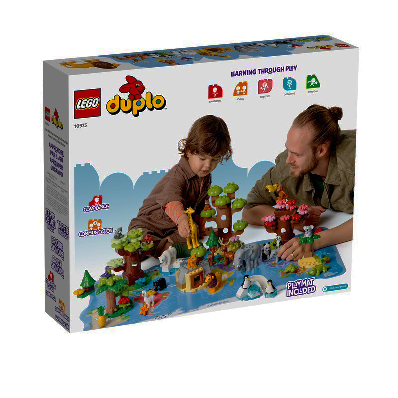 لگو 142 قطعه سری Duplo مدل Wild Animals of the World کد 10975