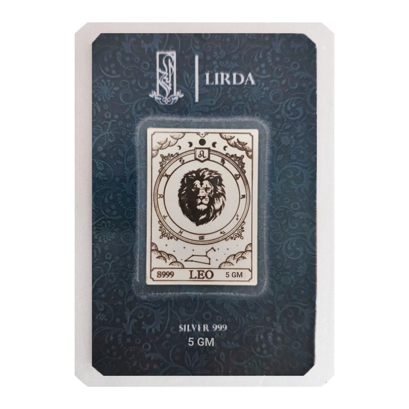 شمش نقره لیردا مدل ماه مرداد 999-5