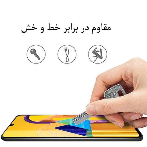 محافظ صفحه نمایش مدل FCG مناسب برای گوشی موبایل سامسونگ Galaxy M30s بسته سه عددی