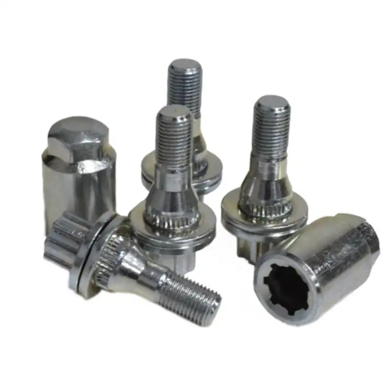 پیچ چرخ و رینگ ضد سرقت خودرو چیکال مدل M-58 مناسب برای پژو 207 مجموعه 6 عددی