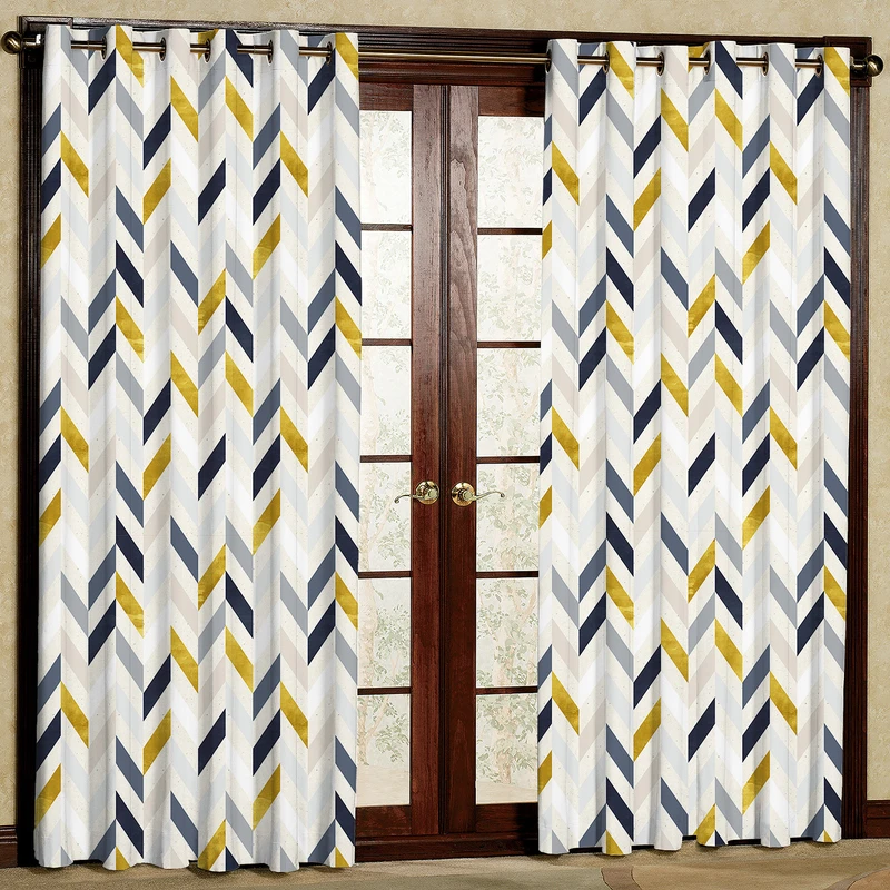 پرده مدل طرح دار مخمل پانچی کد 4823 سایز 140x200 سانتی متر