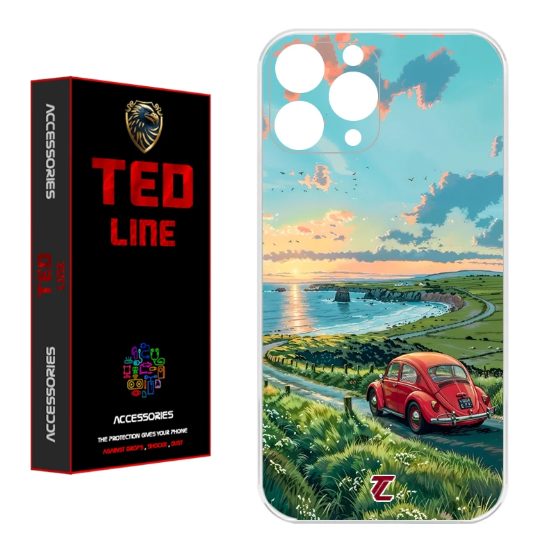 کاور تدلاین طرح ماشین فولکس کد 1169 مناسب برای گوشی موبایل اپل Iphone 11 Pro