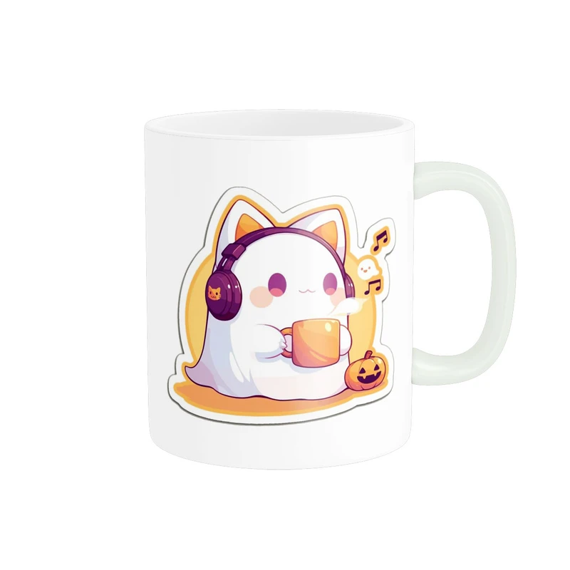 ماگ پاد آفرین مدل روح کیوت و لیوان قهوه کد 2430