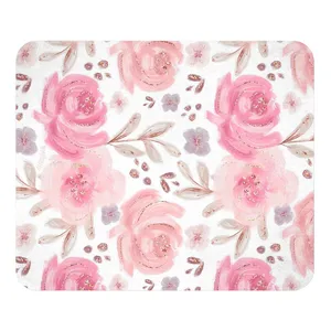 ماوس پد مدل گل صورتی سایز 19x24 سانتی متر