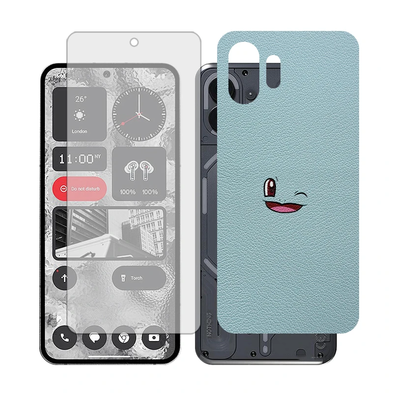 محافظ صفحه نمایش مات گلس مدل Together مناسب برای گوشی موبایل ناتینگ 2 Phone به همراه برچسب پوششی پشت گوشی