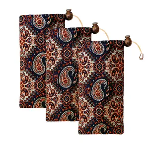 کیف موبایل پارچه ای مدل خورشید بسته 3 عددی
