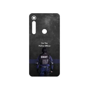 MAHOOT Police Officer Cover Sticker for Motorola One Macro