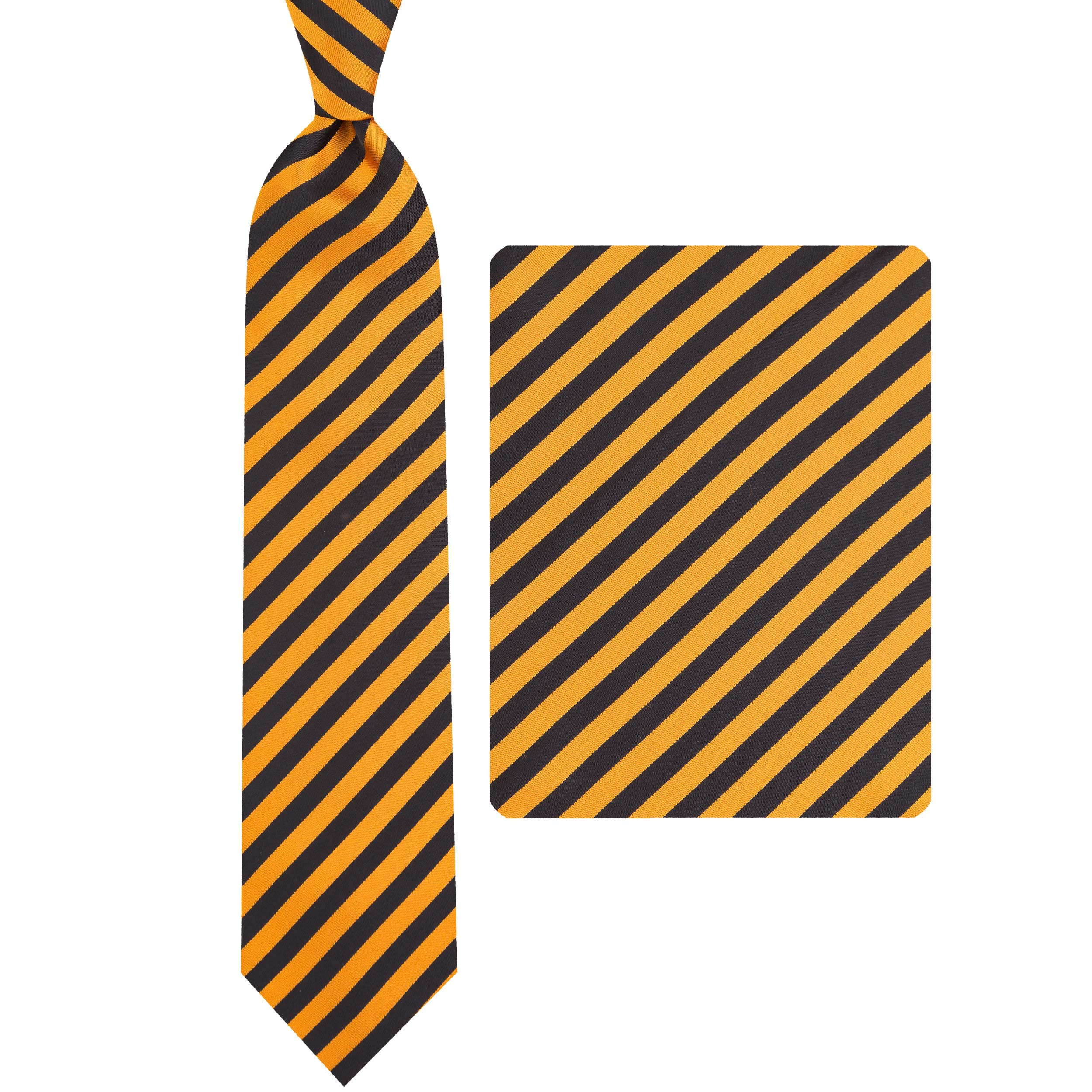 ست کراوات و دستمال جیب مردانه مدل GF-ST1804-GO 