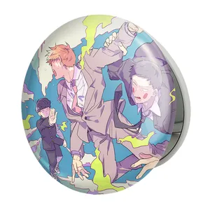 آینه جیبی خندالو طرح انیمه موب سایکو Mob Psycho 100 مدل تاشو کد 24470 