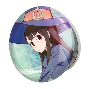 آینه جیبی خندالو طرح اکو انیمه جادوگران کوچک Little Witch Academia مدل تاشو کد 22921 