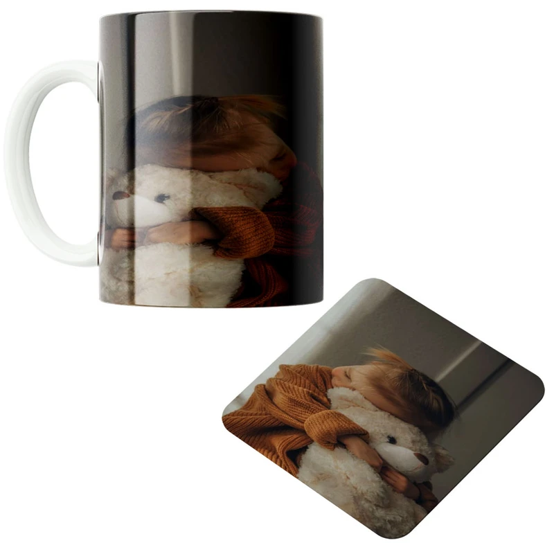 ماگ پادافرین مدل نی نی کد 114 به همراه زیر لیوانی